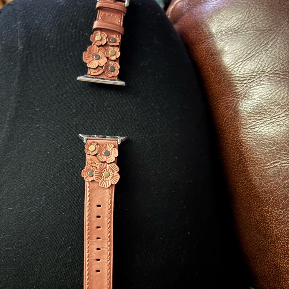 Coach Rose Floral Watch Strap